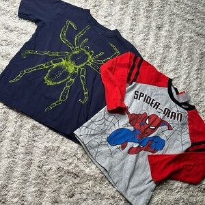 5T boys long sleeve T-shirt, and short sleeve T-shirts, Spider-Man and Oshkosh